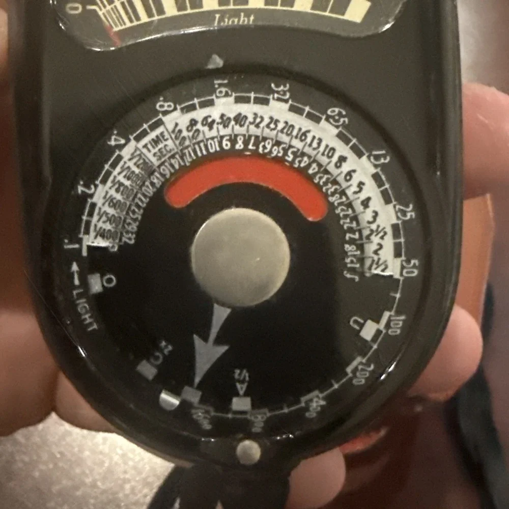 Vintage Weston Master II Exposure Light Meter 735 w/ Leather Case - Tested